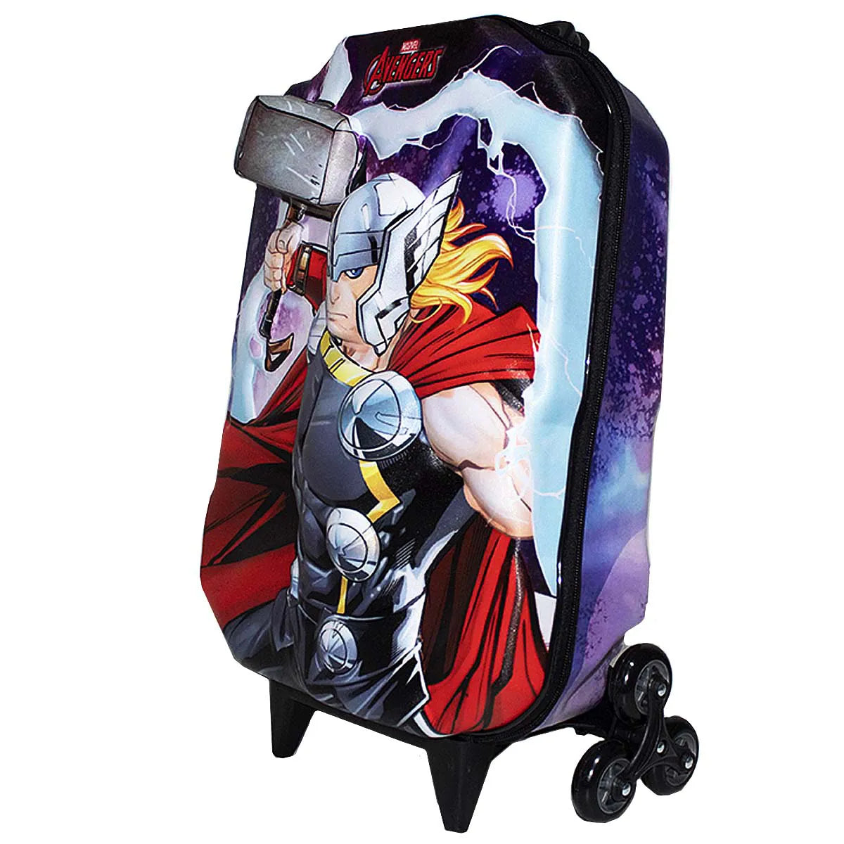 Mochila Escolar Infantil de Carrinho 3D Avengers Thor – Diplomata