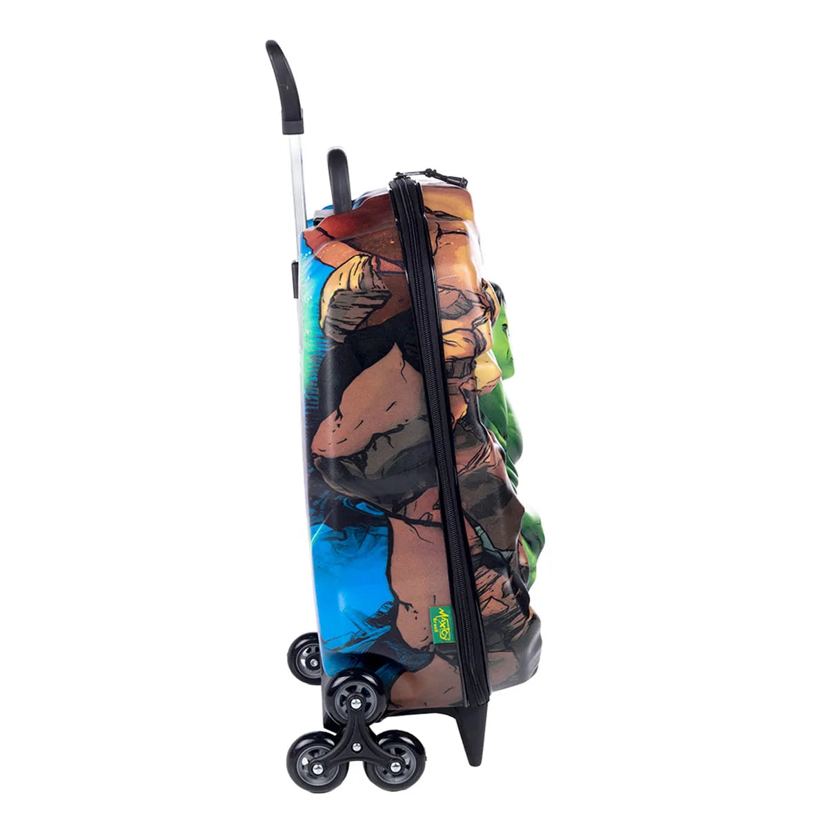 Mochila Escolar de Carrinho Triplo 3D Hulk – Diplomata