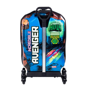 Mochila Escolar de Carrinho Triplo 3D Hulk – Diplomata