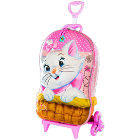 Mala Infantil com Rodinhas Tripla 3D Marie Diplomata