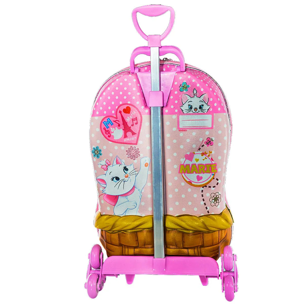 Mala Infantil com Rodinhas Tripla 3D Marie Diplomata