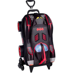 Mochila Infantil de Rodinhas 3D Batman Chrome Wheels – Diplomata