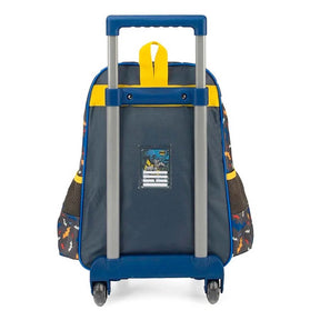 Mochila Escolar com Rodinhas Batman Azul – Luxcel