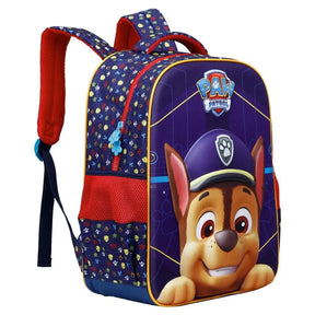 Mochila Escolar Infantil de Costas 3D em Relevo Patrulha Canina