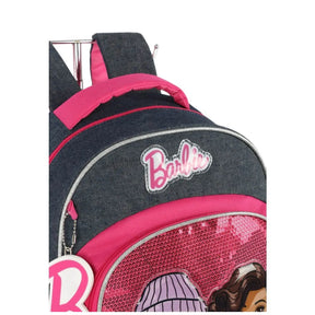 Mochila escolar costa infantil grande Barbie Luxcel