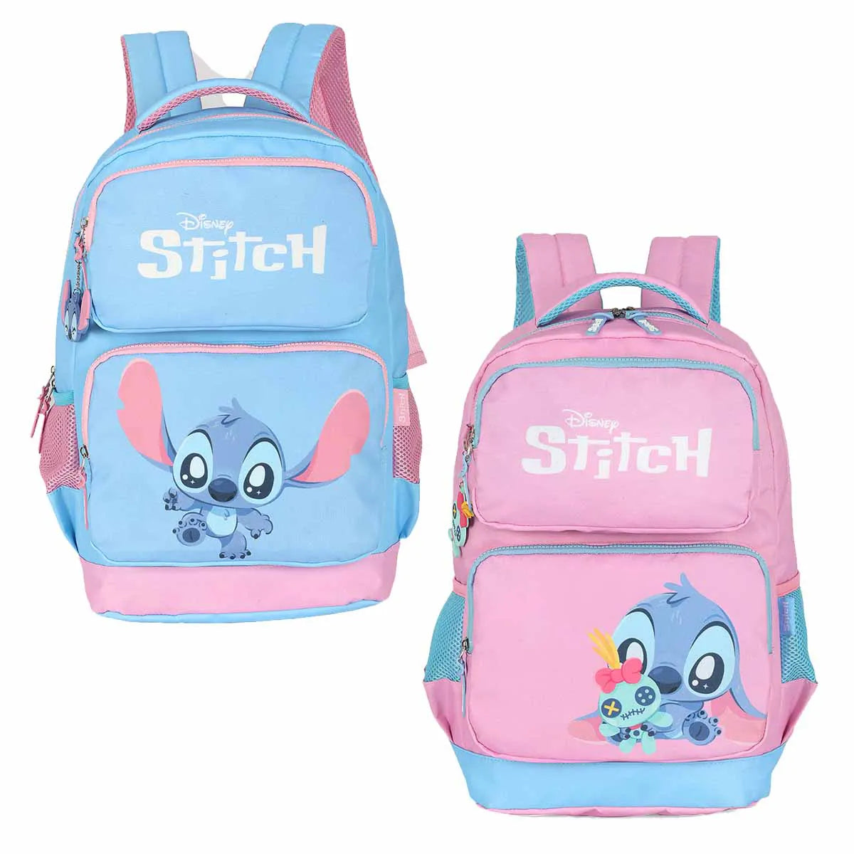 Mochila Escolar Infantil de Costas Stitch Luxcell