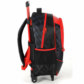 Mochila Escolar Infantil com Rodinhas e Costas Hot Wheels – Luxcel