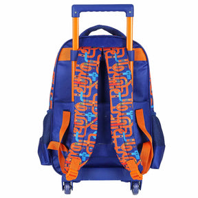 Mochila Escolar Infantil com Rodinhas e Costas Hot Wheels – Luxcel