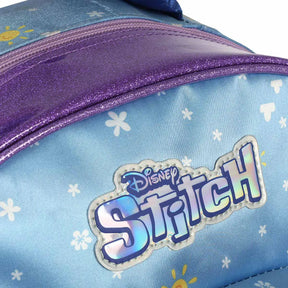 Mochila Escolar Infantil com Rodinhas e Costas Stitch Luxcell