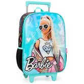 Mochila Escolar com Rodinhas Barbie Luxcel