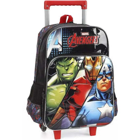 Mochila Escolar Infantil de Rodinhas Vingadores – Luxcel